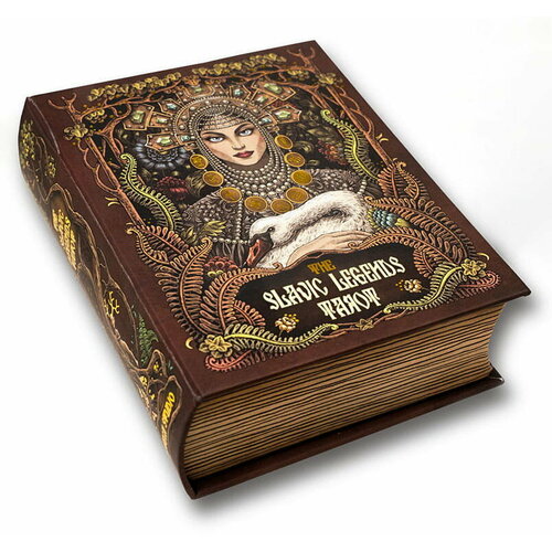 Карты Таро The Slavic Legends Tarot - LARGE Version 14cm, Taroteca / Славянские Легенды 14 см, золот