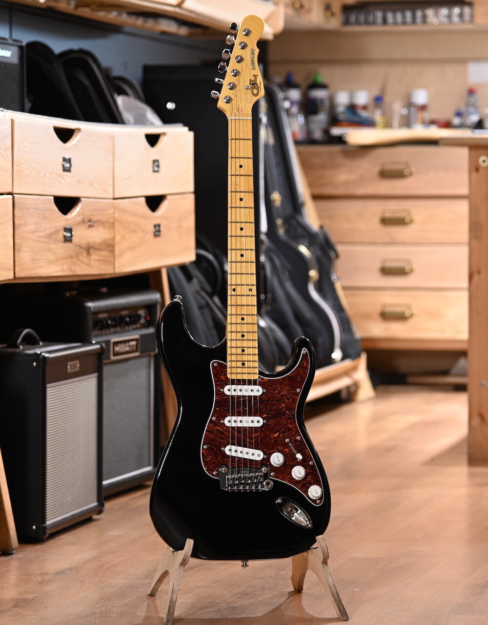 G&L Tribute Legacy Gloss Black MP - Электрогитара