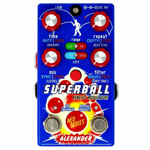 Alexander Pedals Superball Delay erica synths pico lfo s