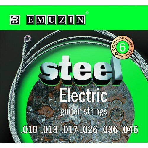 Струны для электрогитары Emuzin Steel Electric 6S10-46 10-46