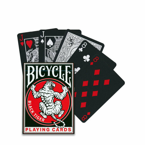 Игральные карты Bicycle Black Tiger / Черный Тигр, 1 колода игральные карты bicycle legacy master blue edition мастер наследия