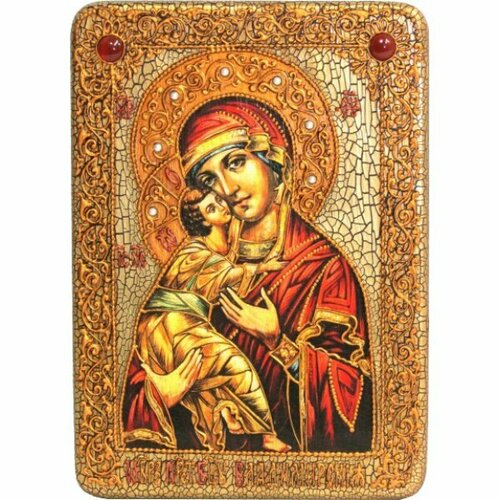 Икона Владимирская Божья Матерь, арт ИРП-557 икона божья матерь владимирская арт ирп 156