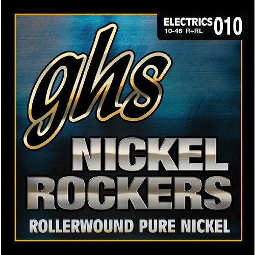 Струны для электрогитары GHS Nickel Rockers R+RL 10-46