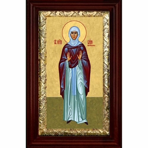 Икона Святая Кира 36*21 см, арт СТ-13017-1 икона вера мученица 21 36 см арт ст 13005 3