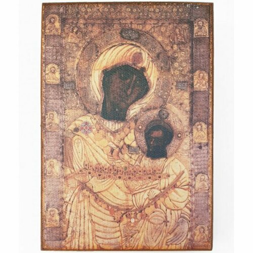 Икона Иверская Божья Матерь (копия старинной), арт STO-400 икона божья матерь иверская копия старинной арт sto 320