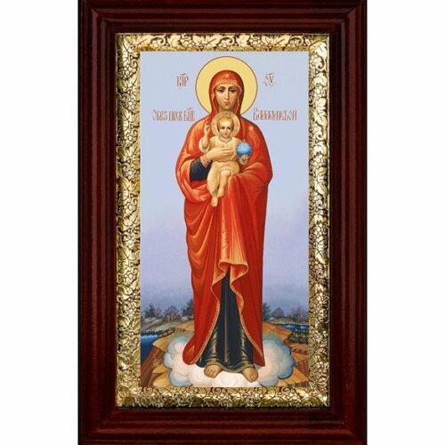 Икона Божья Матерь Валаамская 21*36 см арт СТ-11007-3 икона вера мученица 21 36 см арт ст 13005 3
