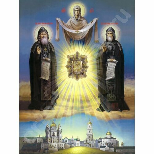 Икона Иов Почаевский, арт ОПИ-1876 почаевский богогласник часть 1