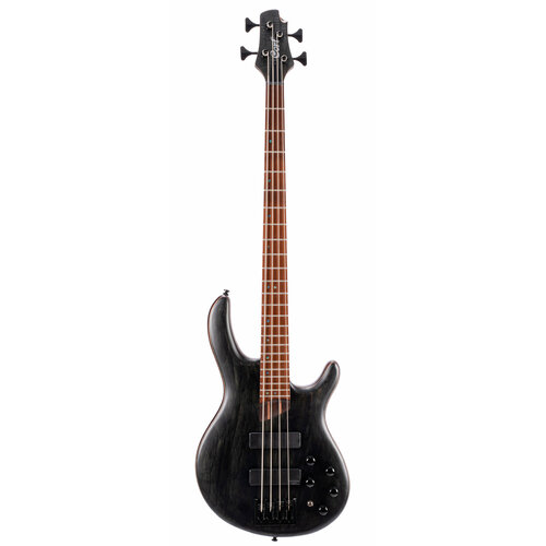 басс гитара cort artisan series electric bass flamed maple mahogany a4plusfmmhopn B4-Element-OPTB Artisan Series Бас-гитара, цвет чёрный, Cort