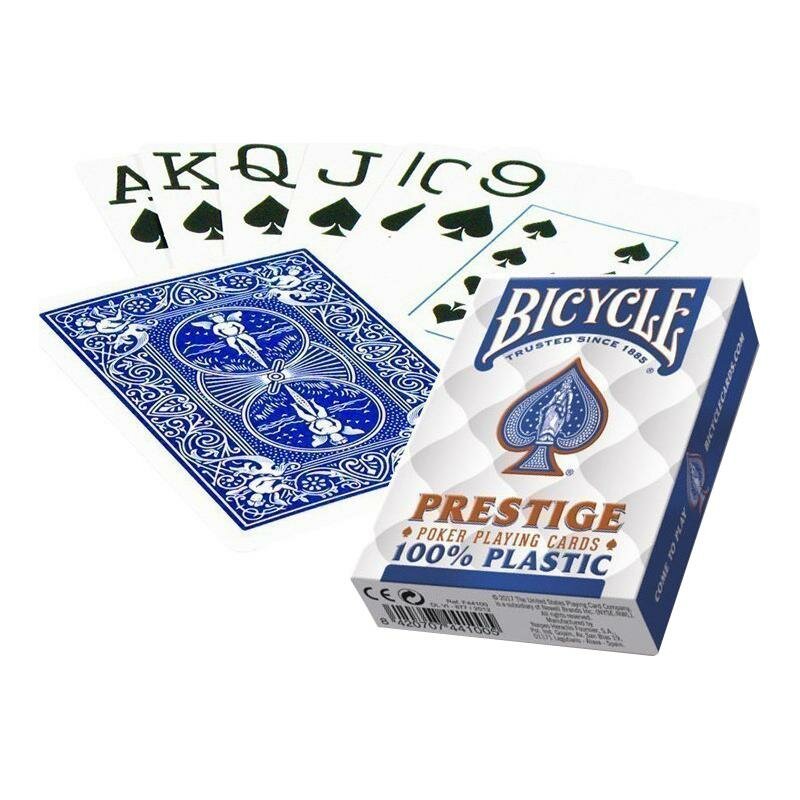 Карты для покера Bicycle Prestige, синяя рубашка