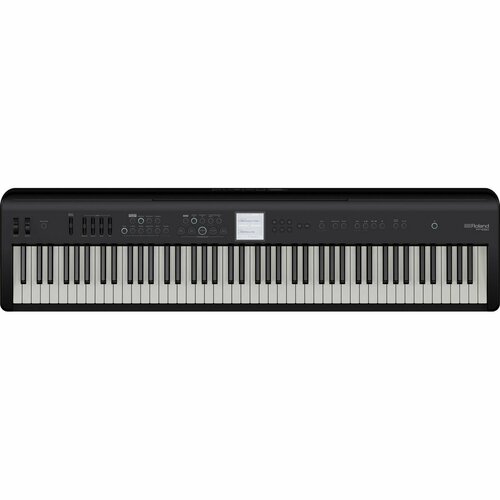 Roland FP-E50-BK цифровое пианино, 88 клавиш, 256 полифония, 1018 тембров, Bluetooth Ver 4.2 черный