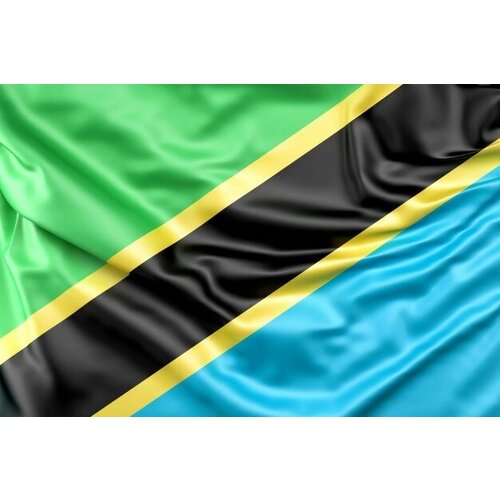 Флаг Танзании 90х135 см