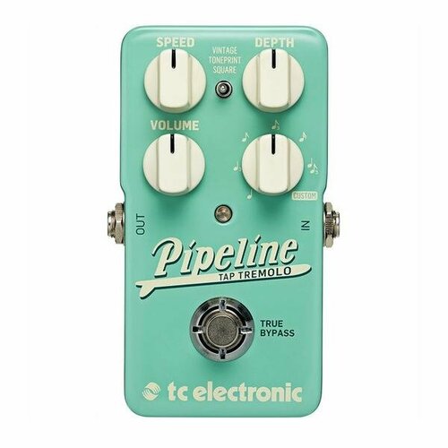 Педаль эффектов TC Electronic Pipeline Tap Tremolo tc electronic zeus drive overdrive гитарная педаль эффекта овердрайв