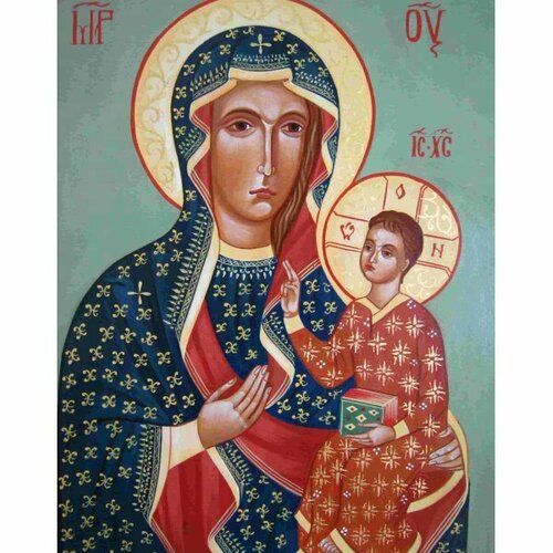 Икона Божья Матерь Ченстоховская (копия старинной), арт ОПИ-688
