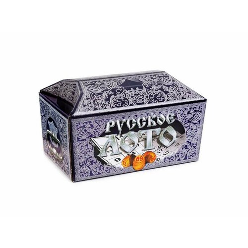 Лото Русское в картонном ларце, в к 26,3x25x15,2 см