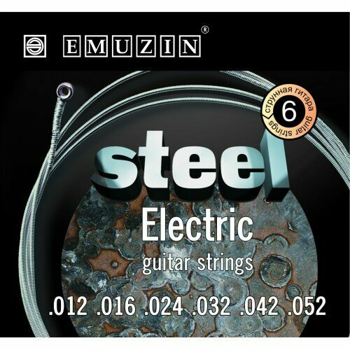 Струны для электрогитары Emuzin Steel Electric 6S12-52 12-52