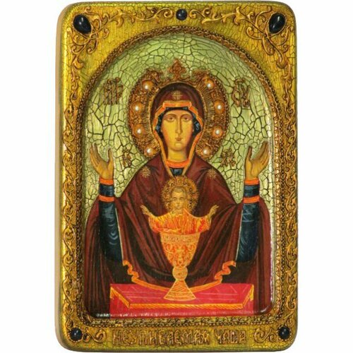 Икона Божья Матерь Неупиваемая чаша писаная, арт ИРП-705 икона божья матерь неупиваемая чаша арт ирп 376