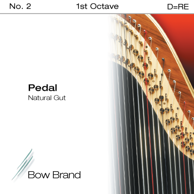 Струна D1 для арфы Bow Brand Pedal Natural Gut PS-02D1