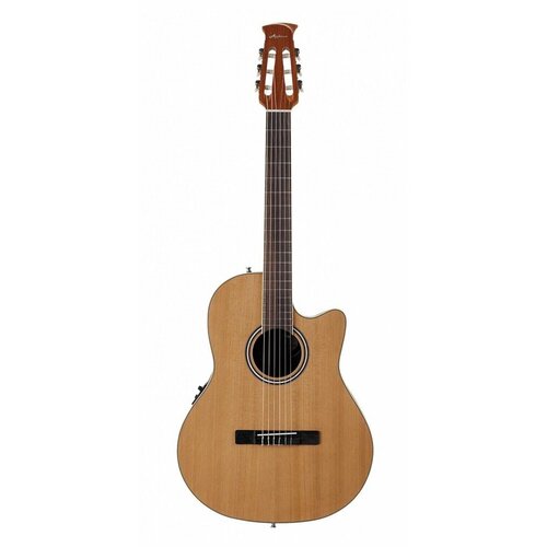 Applause AB24CС-4S Balladeer Mid Cutaway Nylon Natural Satin Электроакустическая гитара, цвет натуральный матовый (Китай)