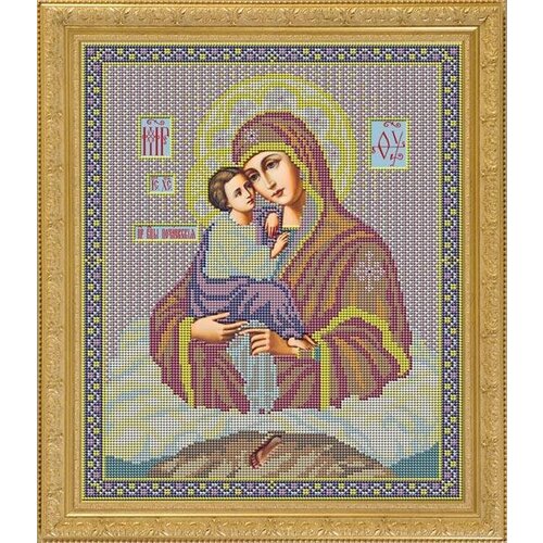 вышиваем бисером почаевская икона божией матери l 143 Икона Божией Матери Почаевская И-014