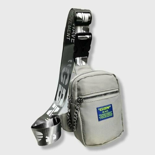 фото Рюкзак слинг , серый нет бренда