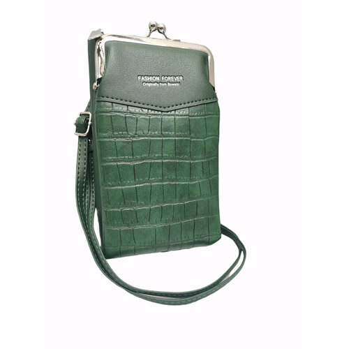 фото Сумка мессенджер , зеленый нет бренда