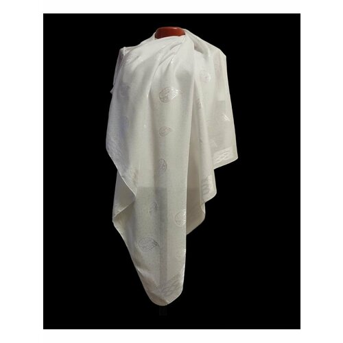 Платок , 96х96 см, белый