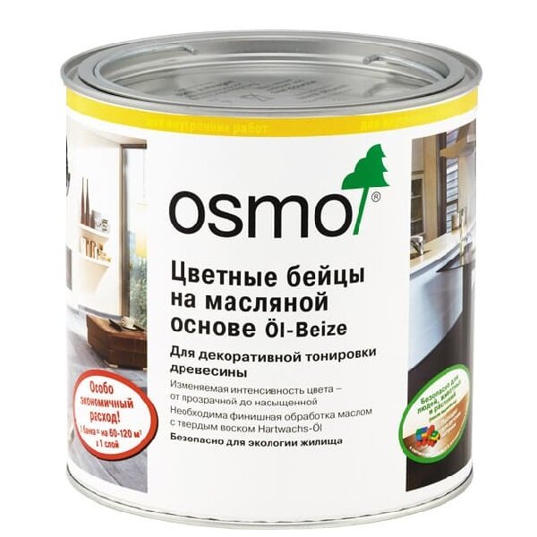 Osmo Цветные Бейцы на масляной основе Ol-Beize (1 л 3541 Гавана )