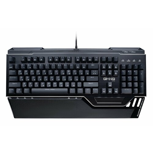 Клавиатура GMNG 985GK механическая черный USB Multimedia for gamer LED подставка для запястий 1677413 533400₽
