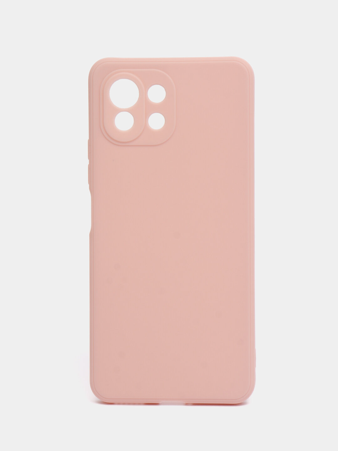 Силиконовый чехол для Xiaomi Mi 11 Lite, Mi 11 Lite 5G NE (Сяоми Ми 11 Лайт), розовый