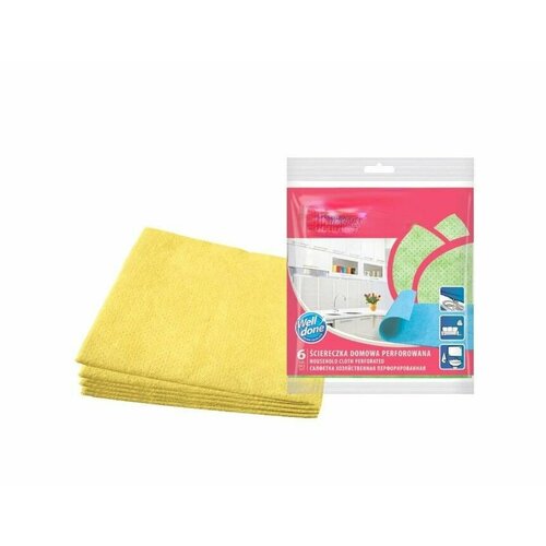 Салфетка хозяйственная 35х35 см перфорированная 6 шт 569₽