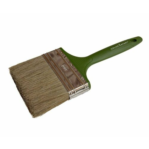 Кисть для пропиток 100 мм пластиковая ручка нержавеющий обод