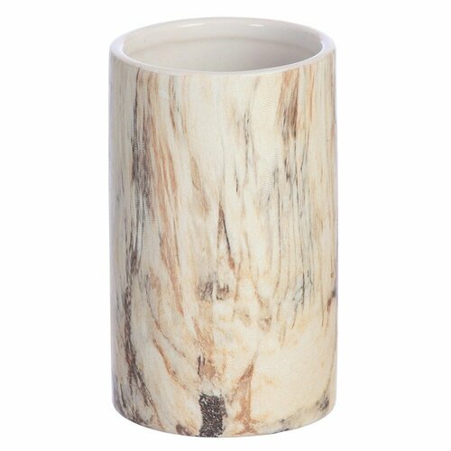 Стакан Бежевый мрамор керамика