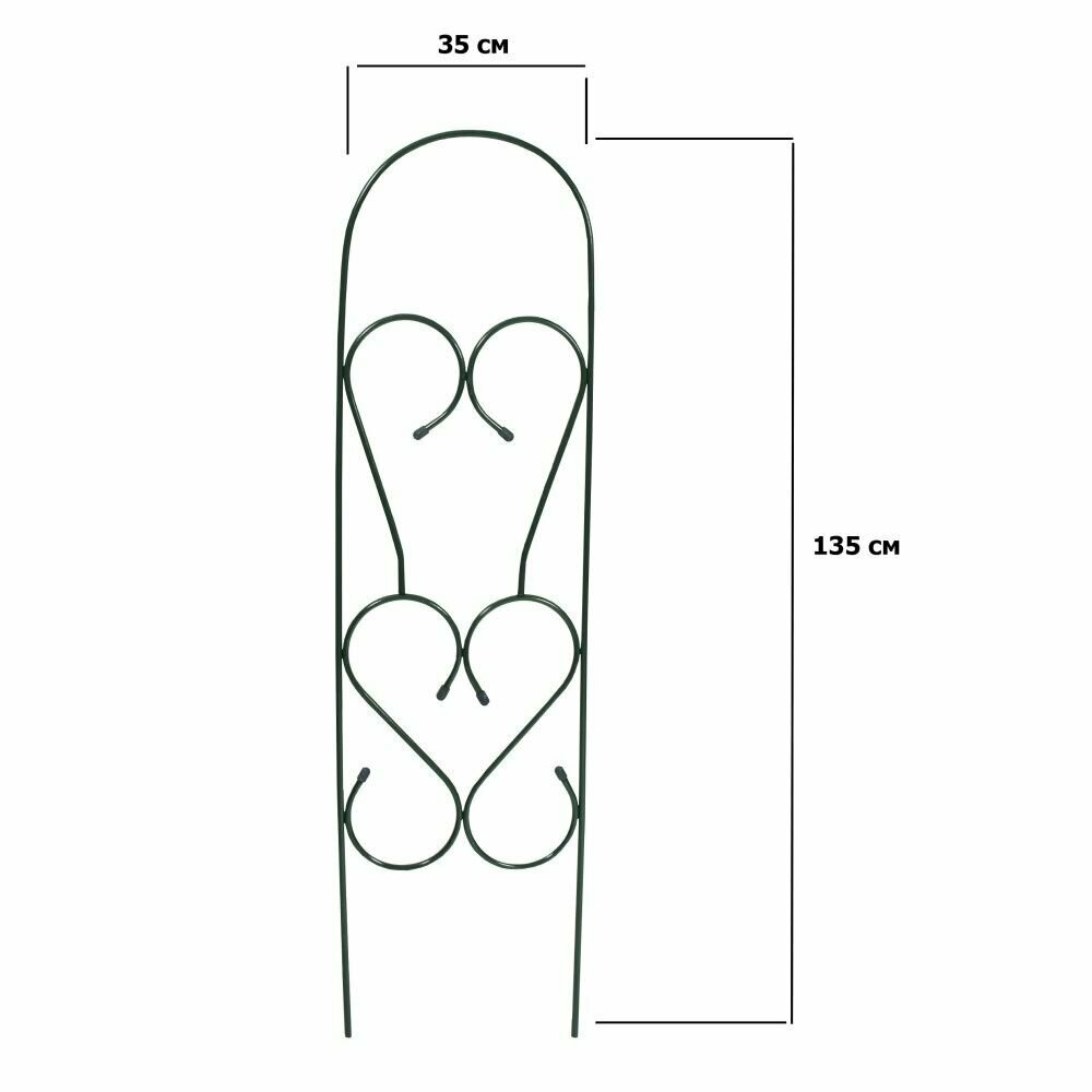 Шпалера для растений Узорная 35х135 см