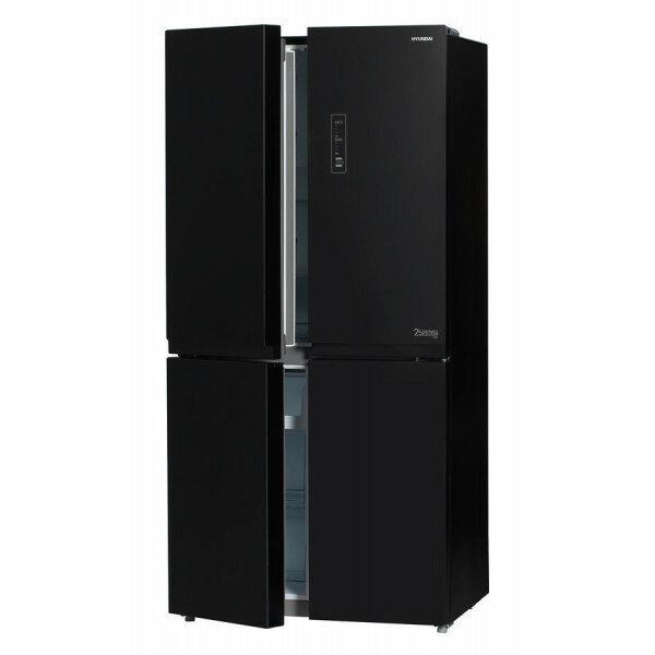 Холодильник Hyundai CM5005F, черное стекло - фотография № 18