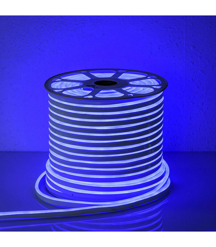 Гибкий неон LED SMD, форма – D, 16х16 мм, синий, 144 LED/м, бухта 50 м Neon-Night - фото №8
