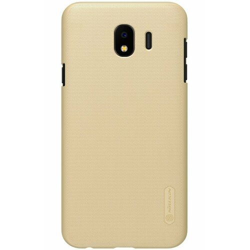 Накладка пластиковая Nillkin Frosted Shield для Samsung Galaxy J4 (2018) J400 золотая силиконовый чехол activ sc139 для samsung j400 galaxy j4 2018 принт 001