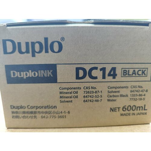 Краска DUPLO DC14 (90115, черная, 600мл, оригинал)