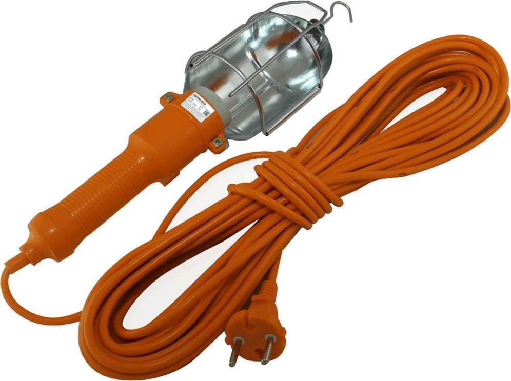 Светильник переносной TDM УП-2Р 60W шнур 10 метров IP20 оранжевый