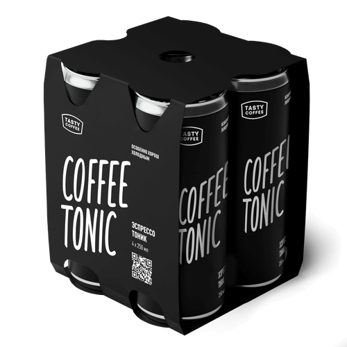 Кофе в банках Coffee Tonic Tasty Coffee, 4 шт