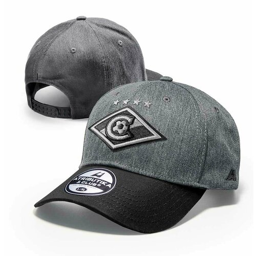 фото Бейсболка atributika & club, размер 55-58, серый