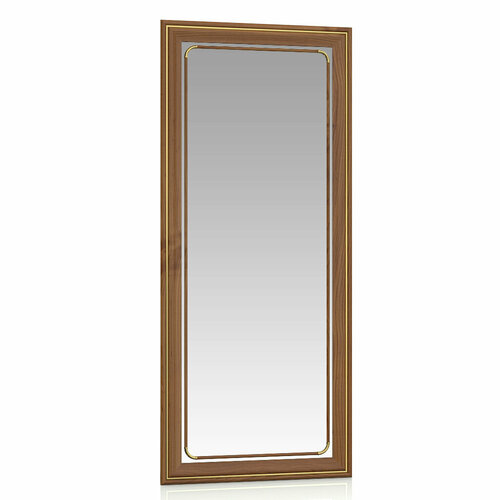 Зеркало 118У тёмный орех, горизонтальное или вертикальное крепление