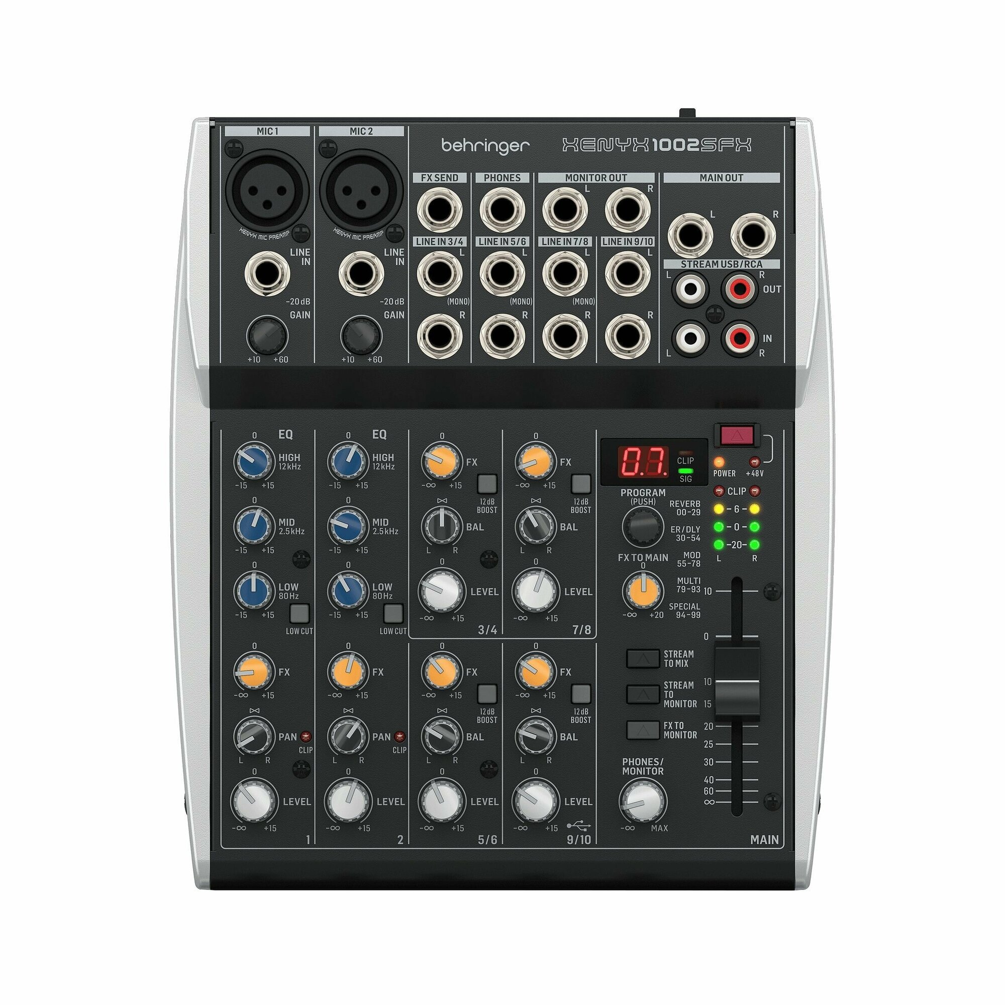 Аналоговый микшер Behringer XENYX 1002SFX