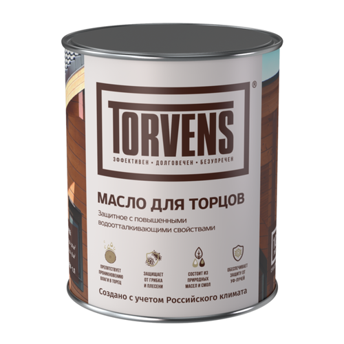 Состав для Торцов Torvens 5л Мускатный Орех Защитное с Повышенными Водоотталкивающими Свойствами / Торвинс.