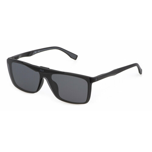 Солнцезащитные очки Fila SFI200 U28P, прямоугольные, для мужчин, черный