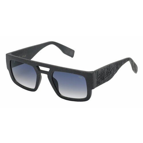 Солнцезащитные очки Fila SFI085 0968, прямоугольные, для мужчин, черный