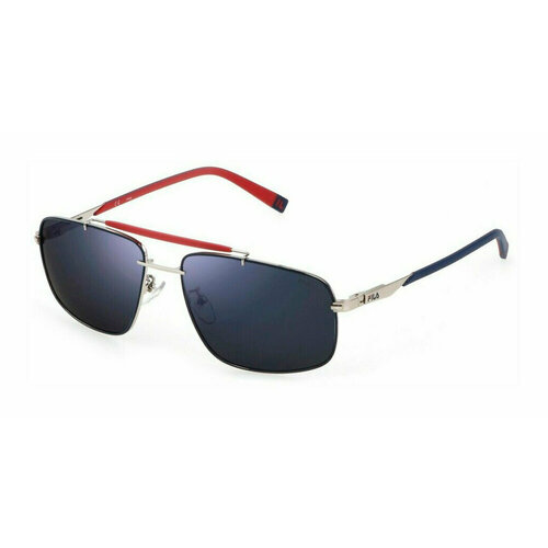 Солнцезащитные очки Fila SFI210V E70B, прямоугольные, для мужчин, черный