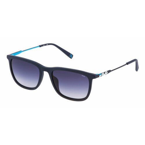Солнцезащитные очки Fila SFI214 06QS, прямоугольные, для мужчин, черный