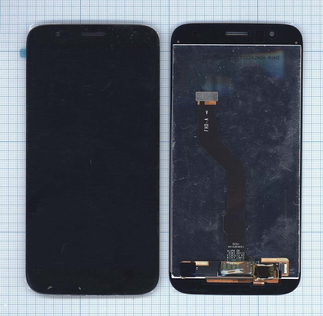 Модуль (матрица + тачскрин) для Huawei G7 Plus черный
