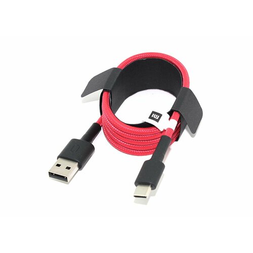 Кабель Xiaomi Mi Braided USB Type-C 1m красный дата кабель xiaomi mi usb type c braided cable 100см sjx10zm красный