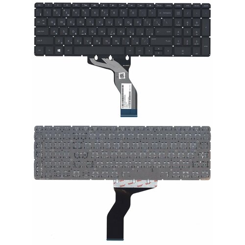 keyboard клавиатура для ноутбука hp pavilion 15 ab черная гор enter Клавиатура для ноутбука HP Pavilion 15-ab 15-ab000 15z-ab100 черная с белой подсветкой